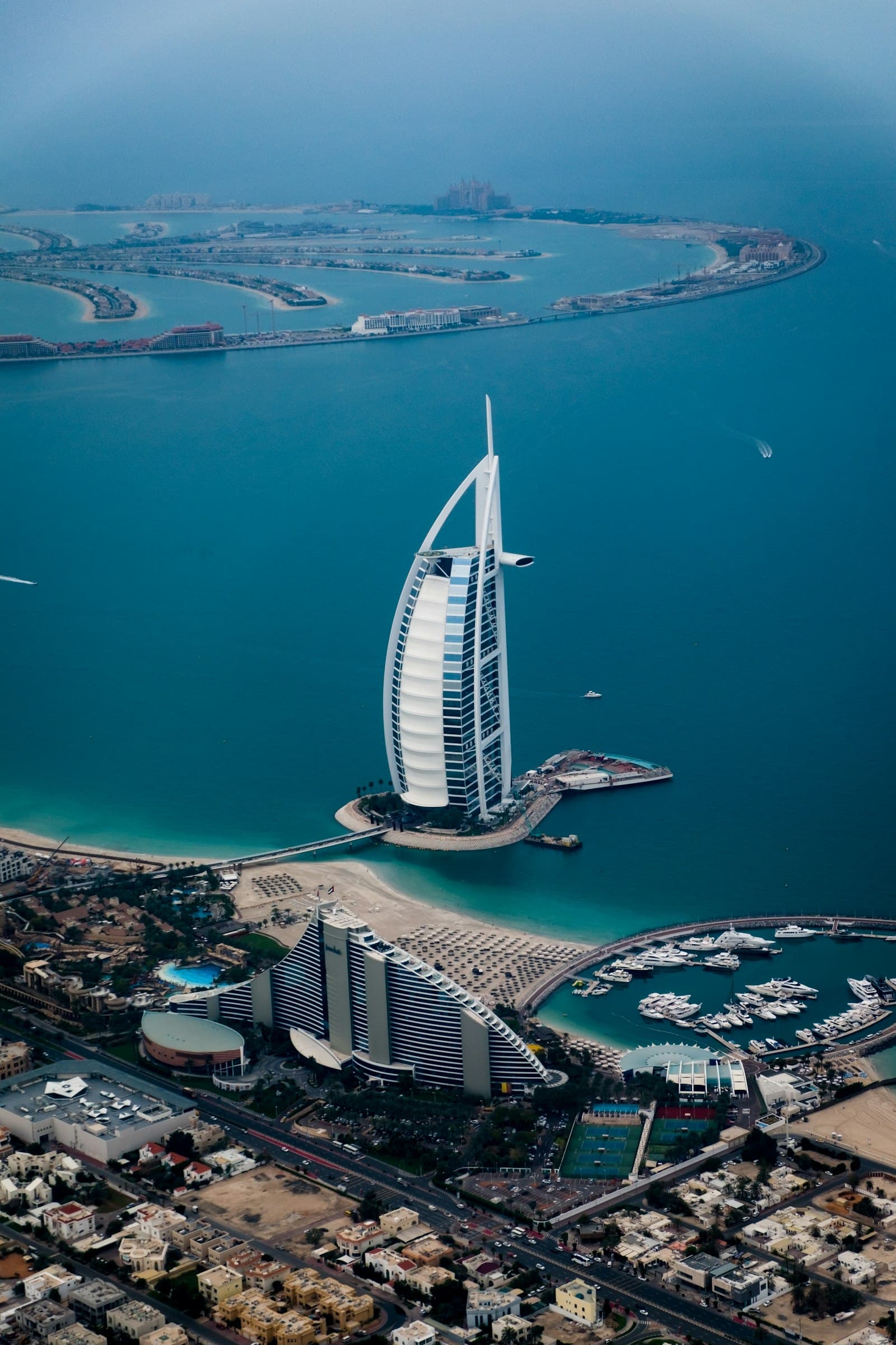 Palm Jumeirah from above